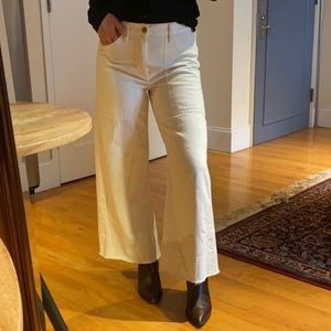 COH cream flare jeans